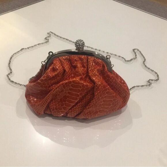 Elegant Orange Clutch Bag - Picture 6 of 8